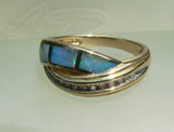opal and diamond ring